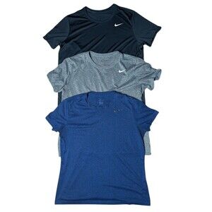 Women's Bundle of Nike Dri-FIT Legend Short Sleeve T-shirts Size L Green/Blue